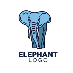 simple and modern Elephant logo or icon sign versatile for every needed
company or business