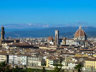 Fototapeta na wymiar Blick über Florenz