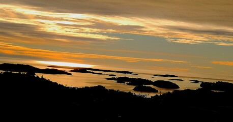sunset in the mountains © Marcin