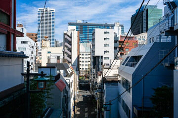 東京 秋葉原 神田明神からの街並み