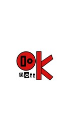 Oke boss red logo design