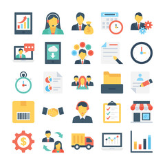  Project Management Colored Vector Icon 5 