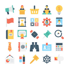 Project Managment Colored Vector Icon 7