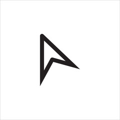 Arrow line icon