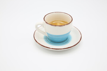 A cup of coffee isolated