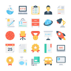 Education Colored Vector Icons 5