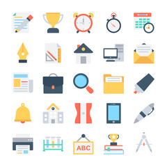 
Education Colored Vector Icons 6
