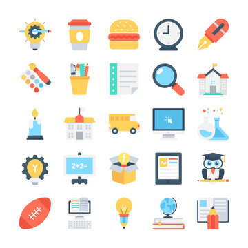 Education Colored Vector Icons 8