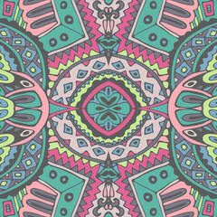 Tribal vintage abstract geometric ethnic seamless pattern ornamental.