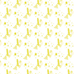 seamless yellow pattern