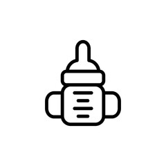 Fototapeta premium Feeding Bottle Icon Vector Illustration