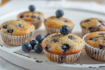 home madevanilla  blueberry muffins