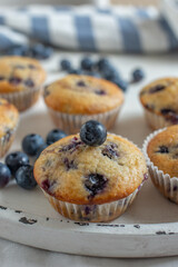 home madevanilla  blueberry muffins