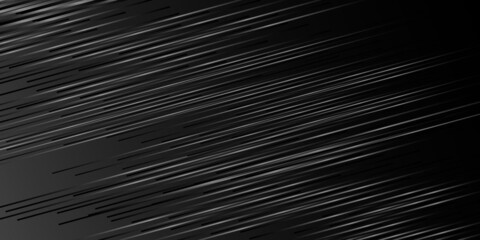 Obraz premium Dark black Geometric grid horizontal lines background Modern dark abstract texture