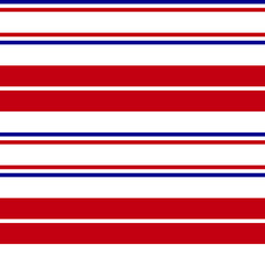 Roter und blauer Streifen nahtloser Musterhintergrund im horizontalen Stil - roter und blauer horizontaler gestreifter nahtloser Musterhintergrund geeignet für Modetextilien, Grafiken