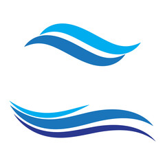 Waves Logo Template vector symbol