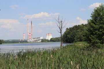 Fototapeta na wymiar power plant - ecology