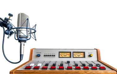 Professional microphone and sound mixer