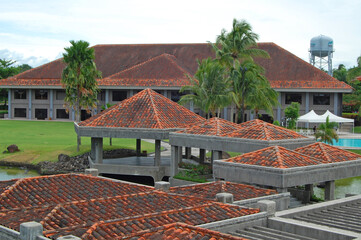 Conference hall facade at Mount Malarayat in Lipa, Batangas, Philippines