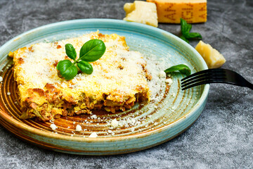 Zucchini ,meat and cheese pie