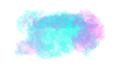Turquoise and pink watercolor background