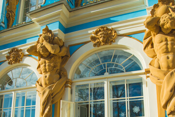 St. Petersburg, Tsarskoye Selo, City Pushkin: Catherine Palace Museum.