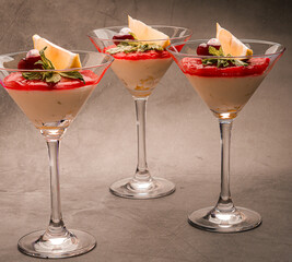 cocktail cold dessert