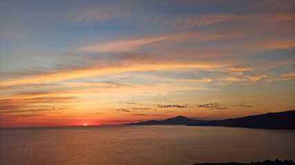 Fototapeta premium Amazing sunset - Italy