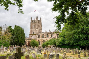Obraz premium St Mary's Church, Fairford, Gloucestershire, England, United Kingdom