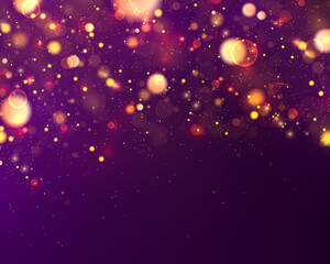 Colorful bokeh light