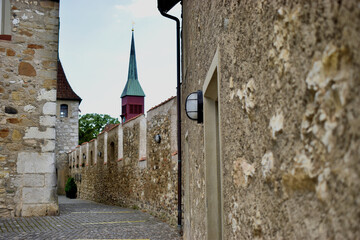 Schloss Laufen-Uhwiesen am Rheinfall in der Schweiz 20.5.2020
