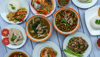 Food Selections from Thailand