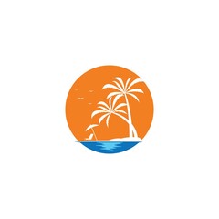 summer logo vector