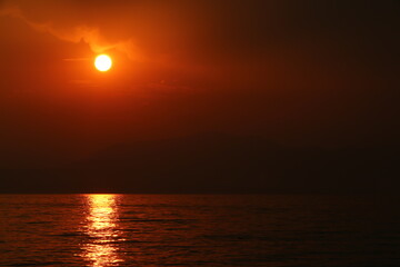 Gardasee Sonnenuntergang