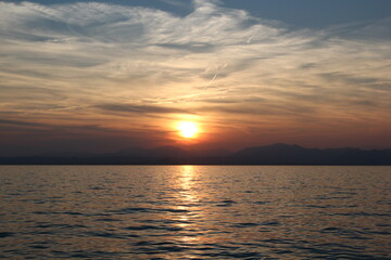 Gardasee Sonnenuntergang