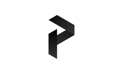 p, p logo, icon, symbol