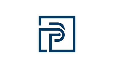 p, p logo, pp logo, pp, icon, symbol, blue