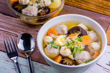 Boiled minced pork with tofu