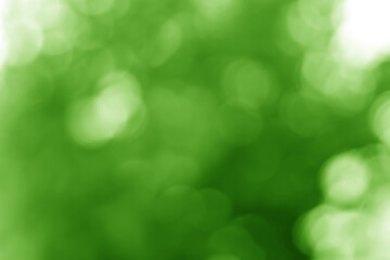 green bokeh background