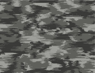 Urban camouflage seamless pattern. Horizontal line texture. Grey shades.