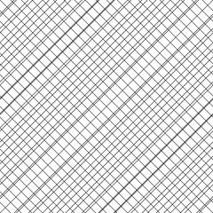 Seamless surface pattern with mini blocks ornament. Diagonal stripes grill background. Grid motif. Crossed lines wallpaper. Linear image. Digital paper, textile print. Geometric backdrop. Vector.