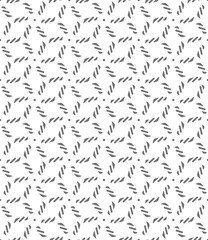 Continuous Retro Graphic Thirties Array Texture. Seamless Simple Vector Great Design Pattern. Repetitive Wave Artdeco Repeat 