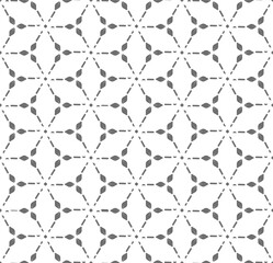 Repetitive Minimal Vector Gatsby Lattice Texture. Continuous Linear Graphic Dark Textile Pattern. Seamless East 1920 Pattern 