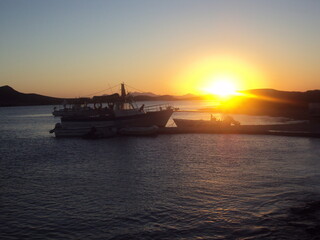 Obraz premium sunset at the sea