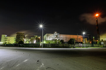 神奈川県川崎の工場夜景