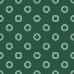 Light green circles on green seamless background.