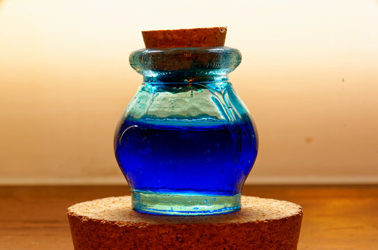 Close up of a fantastic potion of mana 