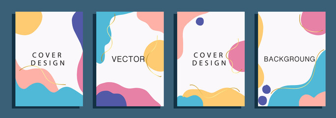 Social media banners with geometric artistic abstract, Vector illustration..