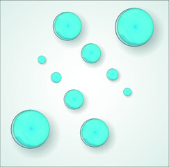 abstract background with bubbles