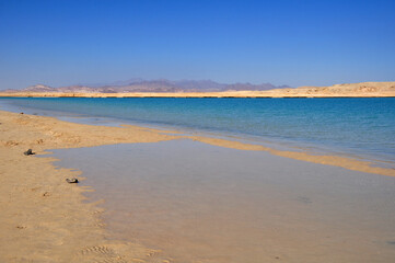 Beautiful Ras Mohammed National Park in Egypt.